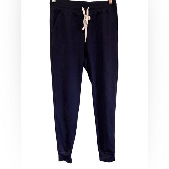 ZYIA Active Cozy Jogger Sweatpants Navy Blue - Picture 2 of 8